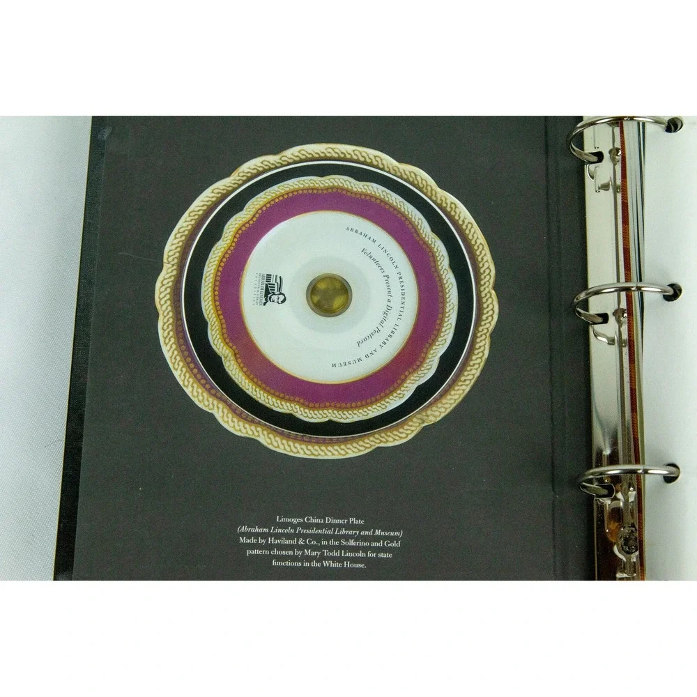 Abraham Lincoln Presidential Library Museum Cookbook Epic Portions 2008 Binder